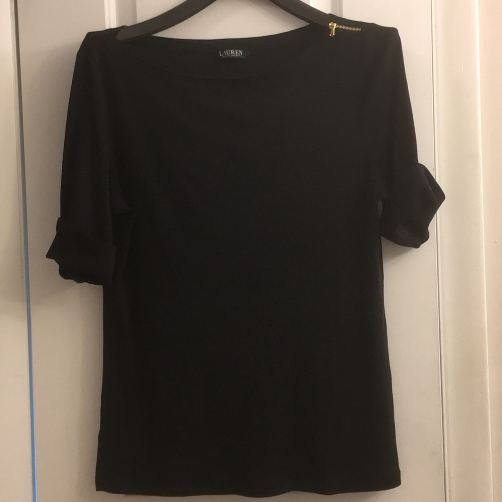 Ralph Lauren black blouse size M/L